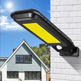 Lâmpada de parede externa Solar Power 100/210 COB LED Street Light à prova d'água