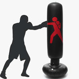 60 cm Şişirilebilir PVC Boks Hedefi Boks Punching Çanta Ayakta Ev Gym Fitness Boks Eğitim Aracı