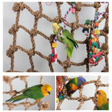 Parrot Bird Cage Toy Game Hanging Rope Climbing Buckles Swing Ladder Birds Toys