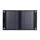 Painel solar dobrável Sun-Power de 25W e bateria policristalina para carregador de carro de dupla saída USB de 18V / 5V