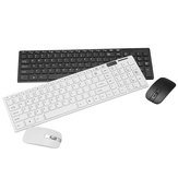 Combina teclado inalámbrico K06 2.4G con tecnología ultradelgada y ratón inalámbrico de 1000DPI para PC portátil
