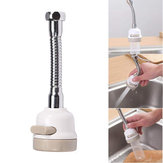 360 Grad drehbarer Wasserhahn-Sprühkopf für Küchenarmatur, ABS-Wasserhahn-Spritzfilter-Düse, anpassbar für Küchen- und Badezimmerarmatur