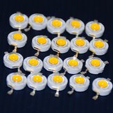 20PCS Diodi LED da 1W Ultra Luminosi 3000K Luce Bianco Caldo