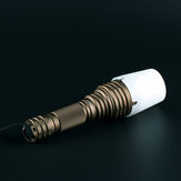 1PC Capa de luz difusora de silicone branco luminosa para lanterna Convoy C8 / C8 + / M21A, capa de lâmpada de luz suave