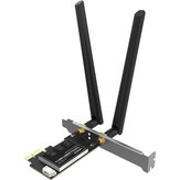 COMFAST CF-WP2100 nagysebességű gigabites PCI-E kétsávos 5G / 2,4G vezeték nélküli hálózati kártya asztali Wifi vevő bluetooth 5.0 adapter