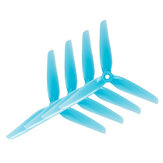 HQProp HeadsUp Racing 3-Bladed Prop R38 Blue (2CW   2CCW) Poly Carbonate Propeller Multi Rotor Parts For FPV Racing RC Drone