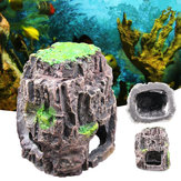 Aquarium Fish Tank Ornament Rockery Hiding Cave Landscape Underwater 