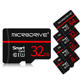 MicroDrive 8GB 16GB 32GB 64GB 128GB نقل البيانات C10 فئة 10 سرعة عالية TF ذاكرة بطاقة مع بطاقة محول ل ذكي هاتف لوحي الكمبيوتر GPS الة تصوير مسجل فيديو رقمي للسيار