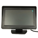Samochód o przekątnej 4,3 cala TFT Zestaw wyświetlacza LCD Widok z tyłu Monitor Noktowizor Kamera cofania Wodoodporny