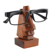 Nariz de madeira em forma de óculos de sol óculos olho Óculos titular ficar decoração display