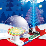 Albero di Natale Fai da te Giocattoli Elettronici per Bambini Blocchi Kit di circuiti di connessione Discovery Science Educativa