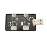 Emax TinyhawkS Запчасть 3-х позиционное Зарядное устройство для LiPo аккумулятора 1-2S с USB-портом для RC Дрона FPV Гонки