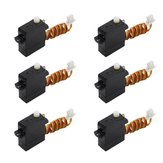 6PCS TY Model 1.7g Servo With JST 1.0mm Plug Compatible Spektrum 6400 Series Receiver For RC Airplane