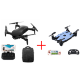 Eachine EX4 5G WIFI 1.2KM FPV GPS 4K HD kamerával 3-tengelyes stabil Gimbal RC Drone Quadcopter + Eachine E57 WiFi FPV Selfie Drone 2MP 720P HD Camera RC Drone Quadcopter 