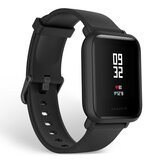 Relógio inteligente leve Amazfit Bip Lite com pulseira para atividades ao ar livre, monitor de frequência cardíaca PPG e 45 dias de duração da bateria em espera (versão global)