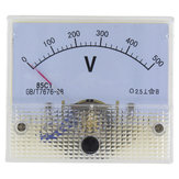 85C1-V DC Aanwijzer Voltmeter Spanningsmeter 5V/50V/100V/250V 85C1 Serie Analoge Voltmeter 64*56 mm Grootte