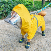 Evcil Köpek Yağmurluk Dört Ayak Su Geçirmezevcil Hayvan Giyim Bahar Yağmurlu Günler İçin Uygun