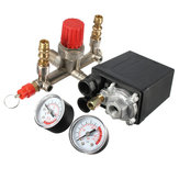 Regler Luftkompressor Pumpe Druckregelventil Manometer Schwere Last