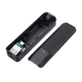 5τμχ Φορητός φορτιστής μπαταρίας USB για το πακέτο τροφοδοσίας Power Bank με θήκη για 1x18650 DIY