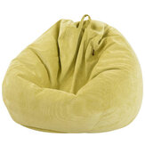 Canapé de 100*120cm Lazy en plusieurs couleurs et couvertures douces et confortables pour chaises avec doublure intérieure Chaise longue moelleuse en velours côtelé Bean Bag Pouf Puff Canapé Tatami salon