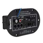 100W عالية القوة بلوتوث مضخم صوت Hi-Fi باس AMP مكبر للصوت المجلس مع التحكم عن بعد مراقبة للمنزل سيارة MP3 صوت 