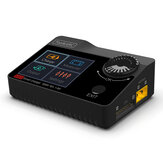 Carregador de balanceamento com tela colorida ToolkitRC M8S 400W 18A Descarregador para bateria 1-8S Lipo LiHV Life Lion NiMh Pb