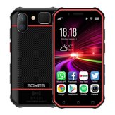 SOYES S10 Global Version IP68 Wasserdichtes 3-Zoll-HD + NFC-Fingerabdruck-Gesicht Entsperren Sie Android 7.0 PTT SOS 3 GB 32GB MTK6737M 4G Mini-Smartphone