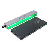 Qianli LCD Reparación de pantalla Lámpara Control de polvo Detección de rasguños de huellas dactilares herramienta Polvo Pantalla Lámpara para teléfono móvil Verde LED