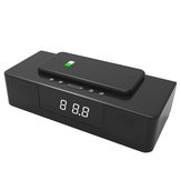 BS-39A Wireless Charging Bluetooth Speaker Hands-free Calling Smart Alarm with Remote Control Audio Soundbar