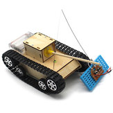 Slimme doe-het-zelf RC Robot Tank STEAM Elektrisch Besturings Educatief Kit Robot Speelgoed