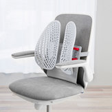 Leband verstellbares ergonomisches Rückenkissen Bürostuhl Rückenstütze, umlaufend dynamischer bequemer Stuhlrückenpolsterung, um Stress von Xiaomi YouPin abzubauen