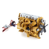 HG 6ASS-P01 Zink Legering Diesel Motor 1/12 Carburateur voor P602 RC Auto Voertuigen Model Reserveonderdelen