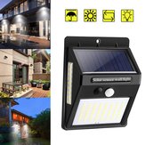 100 LED Solar Light PIR Motion Sensor Safety Outdoor Garden Wall Light