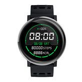 Bakeey G30 24-uur Hartslag Bloeddruk O2 Monitor 1.3 inch IPS Volledig Touchscreen bluetooth Muziek Weer Push Smart Horloge