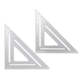 Régua de Esquadro Triângulo de Liga de Alumínio de 12 polegadas