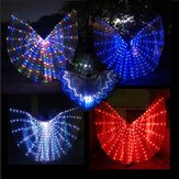 LED Isis Wings Night Light Glow Up Lamp Costume Belly Dance Egyptian Club Show With Stick 