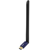 Comfast WiFi Bluetooth 4.2 Беспроводной адаптер передачи данных 650 Мбит/с Двухдиапазонный сетевой адаптер Бесплатный драйвер Антенна WiFi 6dBi
