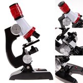 Zestaw mikroskopu Lab LED 100X 100X 1200X Domowa szkoła Zabawka edukacyjna Prezent Mikroskop biologiczny dla dzieci Dziecko
