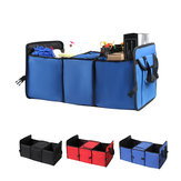 52L Faltbarer Kofferraum-Organizer, zusammenklappbare Aufbewahrungsbox mit Taschenhalterung