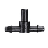 50Pcs Garden Hose Sprinkler Tee Connector Micro Drip Irrigation 4/7mm Pipe Barbed Connector Watering System Pipe Barbed Connection Part