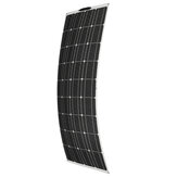 Painel Solar Monocristalino PET Semiflexível Frontal de 100W 18V 1180*540*3mm com Conector MC4