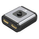BIAZE HQ8 HD разветвитель-переключатель 1 вход 2 выхода / 2 входа 1 выход Видео Переключатель Двусторонний Переключатель 4K HD 3D Разделитель Видео для компьютера ноутбука, Set-top Box Projector PS3/4