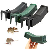 Armadilha de plástico reutilizável para ratos que não mata, captura de isca e captura de roedores, gaiola humana para ratos e hamsters, controle de pragas