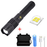 XANES® XH-P50 1000 lumen LED-zoomlamp met oplaadbare 18650-batterij via USB, 3 modi werklamp