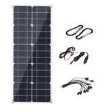 40W flessibile solare connettore USB monocristallino da pannello Batteria caricatore per campeggio escursionismo arrampicata ciclismo