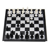 Складной магнитный набор для путешествий с классической шахматной доской, шашками и нардами