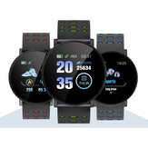 Tela de toque colorida XANES® 119Plus 1,3in Coração Monitor de taxa Smart Watch IP67 À prova d'água remoto Câmera com vários modos de esportes Pulseira Aptidão Tracker