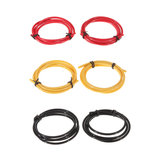 2 * 4 мм 1M черный / красный / желтый PTFE Трубка с 8шт PC4-M10 + 8шт PC4-M6 пневматический Коннектор Набор для 3D-принтер