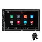 7 Inch 2 Din N6 For Wince Car Radio Stereo MP5 Player 1+16G bluetooth GPS Touch Screen HD  NAV FM AUX USB With Rear View Camera
