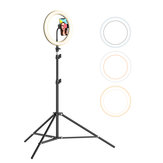 BlitzWolf® BW-SL2 10 Inch USB LED Ring Light Selfie Statief voor VK Tiktok Youtube Live Makeup met 160cm Stand